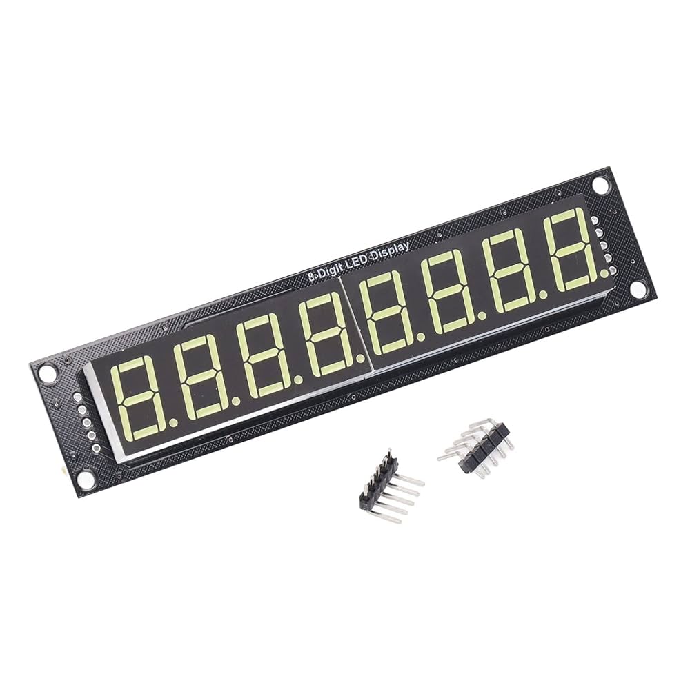 ボード用ドライバ 緑色7セグメントLEDシリアルドライバーモジュール 完成品